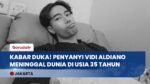 Vidi Aldiano Berpulang Usai Berjuang Lawan Kanker Ginjal Sejak 2019