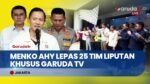 Menko AHY Lepas Tim Liputan Mudik Garuda TV, Amankan Informasi Mudik Lebaran 2026