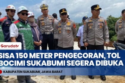 Tol Bocimi Sukabumi Siap Difungsikan untuk Mudik Lebaran 2026