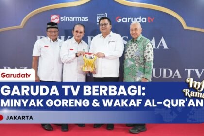 SERBU! Bazar Ramadan Garuda TV & Sinar Mas Bagi-Bagi 3.000 Liter Minyak Goreng & Wakaf Al-Qur'an!