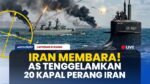DUNIA GEMPAR! Kapal Selam AS Tenggelamkan Kapal Perang Iran di Samudra Hindia, 87 Pelaut Tewas!