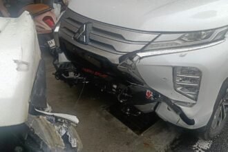 Gara-gara Sopir Ngantuk, Pajero Tabrak 6 Mobil dan Motor Sekaligus di Wonosobo