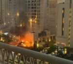 Serpihan Rudal Iran Hantam Resor Mewah Palm Jumeirah Memicu Kebakaran, Wisatawan Panik