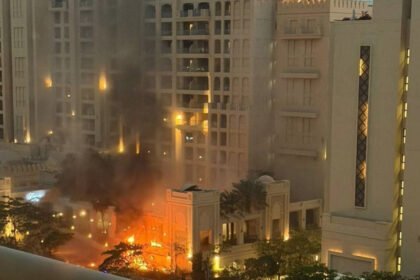 Serpihan Rudal Iran Hantam Resor Mewah Palm Jumeirah Memicu Kebakaran, Wisatawan Panik