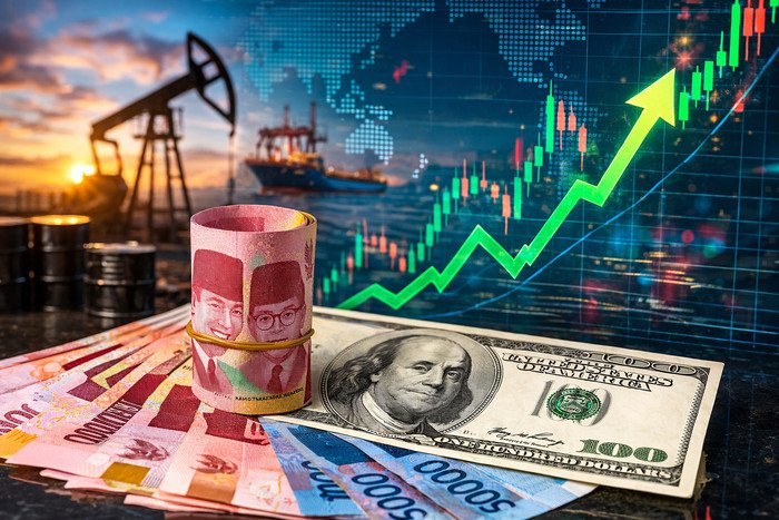 Penguatan rupiah pada perdagangan Selasa dipicu sentimen pasar global yang membaik serta penurunan harga minyak dunia setelah meredanya kekhawatiran gangguan pasokan energi.