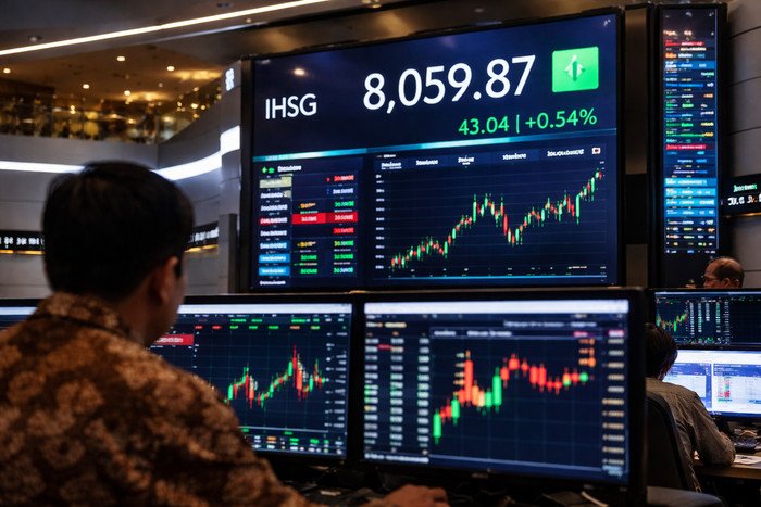 IHSG dibuka menguat ke level 8.059 di tengah eskalasi konflik Timur Tengah dan lonjakan inflasi domestik.