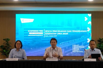 Program Cek Kesehatan Gratis pemerintah menemukan hampir 10 persen anak Indonesia mengalami gejala kecemasan dan depresi.