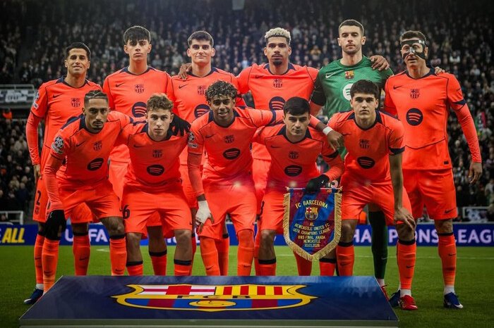 Gol menit akhir, di menit 90+6, selamatkan Barcelona dari kekalahan di kandang Newcastle United pada leg pertama 16 besar Liga Champions 2025/2026.