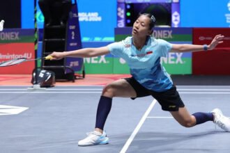 Putri Kusuma Wardani harus mengakhiri langkahnya di perempat final All England 2026 setelah kalah dua gim dari An Se Young.