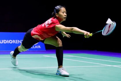 Putri Kusuma Wardani melaju ke perempat final Swiss Open 2026 setelah menumbangkan wakil Malaysia Wong Ling Ching dua gim langsung.