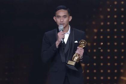Rizky Ridho raih penghargaan gol terbaik PSSI Awards 2026 lewat tendangan jarak jauh sensasional.