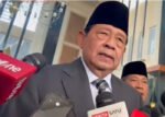 SBY dan JK hadir di Kemenhan untuk memberikan penghormatan terakhir kepada Juwono Sudarsono.