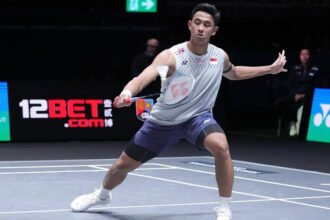 Alwi Farhan terhenti di perempat final All England 2026 setelah kembali kalah dari Kunlavut Vitidsarn.