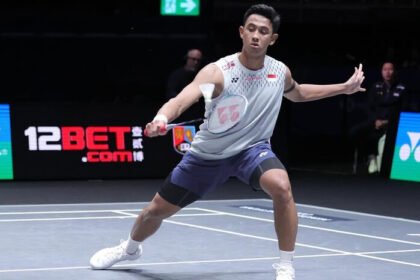 Alwi Farhan terhenti di perempat final All England 2026 setelah kembali kalah dari Kunlavut Vitidsarn.