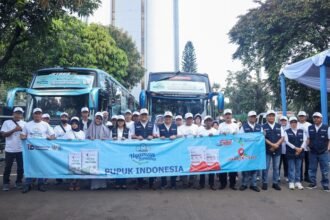 Program Mudik Gratis BUMN 2026 Pupuk Indonesia memberangkatkan ribuan pemudik ke berbagai daerah dengan armada bus dan minibus.