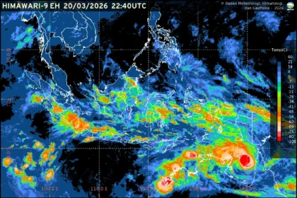 BMKG keluarkan peringatan dini cuaca ekstrem saat Lebaran 2026, hujan lebat diprediksi meluas di berbagai wilayah Indonesia.