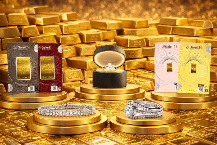 Harga emas Pegadaian 9 Maret 2026 stabil untuk produk UBS dan Galeri24.