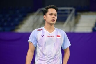Anthony Ginting tersingkir di Orleans Masters 2026 usai kalah dari Chou Tien Chen dalam duel dua gim langsung.