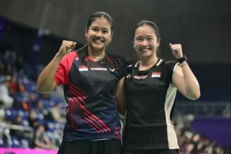 Rachel/Febi bangkit lewat laga tiga gim untuk menjaga asa Indonesia di Orleans Masters 2026.