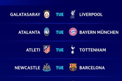 Simak jadwal lengkap babak 16 besar Liga Champions 2025/26, malam ini mulai dengan Galatasaray vs Liverpool, Newcastle United vs Barcelona.