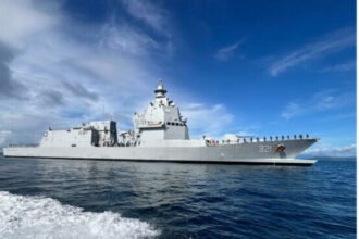 KRI Prabu Siliwangi-321 tiba di Indonesia dan bersandar di Lampung sebelum disambut resmi di Jakarta.