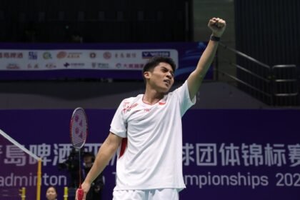Tunggal putra Mohammad Zaki Ubaidillah atau Ubed siap membalaskan kekalahan Alwi Farhan di partai final Swiss Open 2026 pekan lalu. Ubed hadapi Yushi Tanaka (Jepang) di babak 32 besar Orleans Masters 2026 hari ini. (Foto: PBSI)