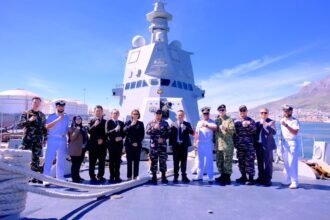 KRI Prabu Siliwangi Port Visit di Cape Town