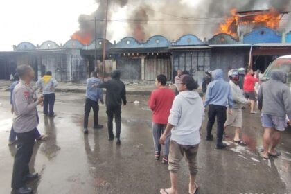 Wamena Membara Lagi: 15 Ruko Ludes Terbakar, Kerugian Tembus Rp7 Miliar