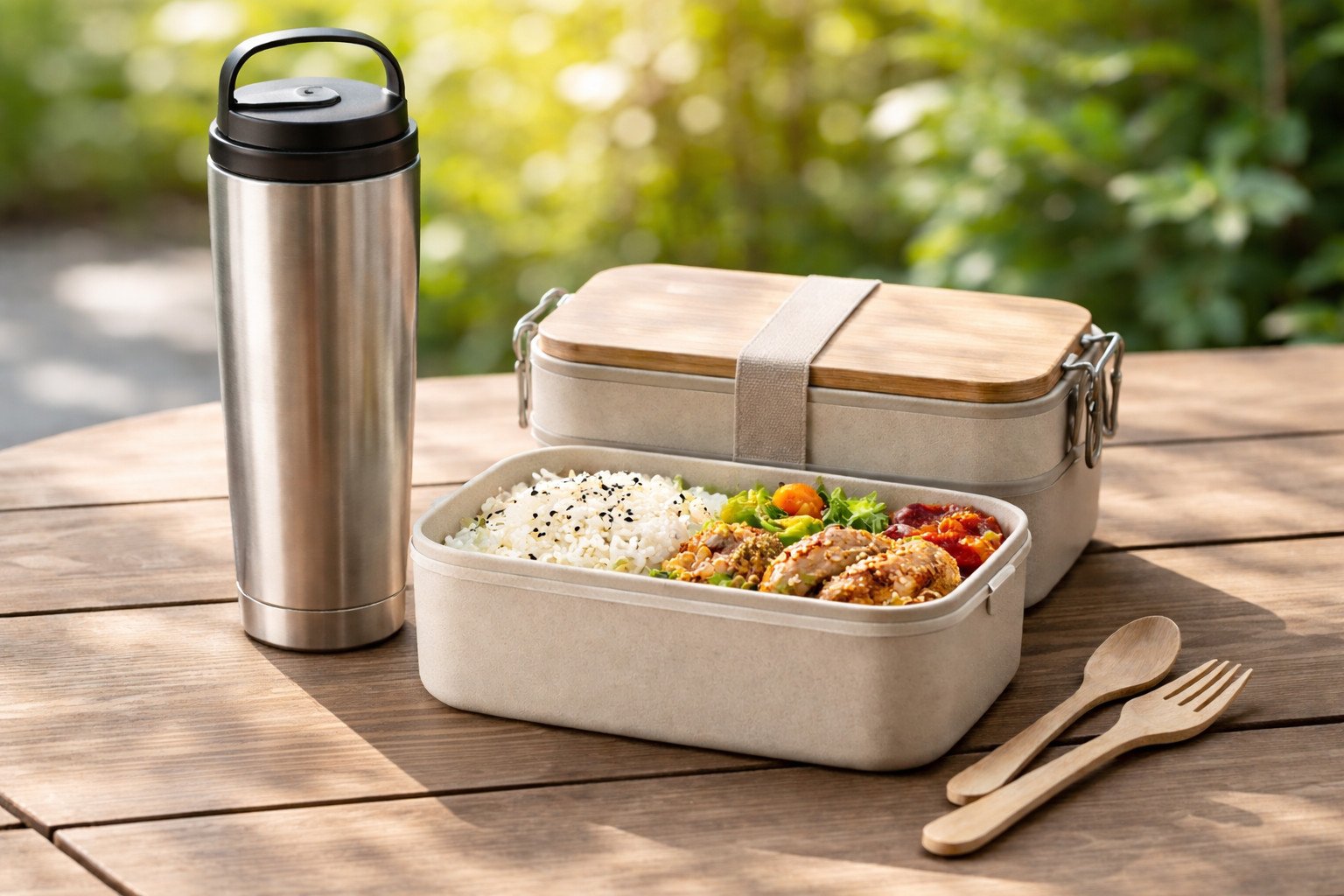 Solusi Atasi Kenaikan Harga Plastik, Ini Alternatif Ramah Lingkungan yang Bisa Dipilih 3 Ilustrasi tumbler dan tempat makan