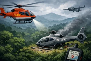 Operasi SAR Helikopter PK-CFX Resmi Ditutup, Seluruh Korban Dievakuasi ke Pontianak