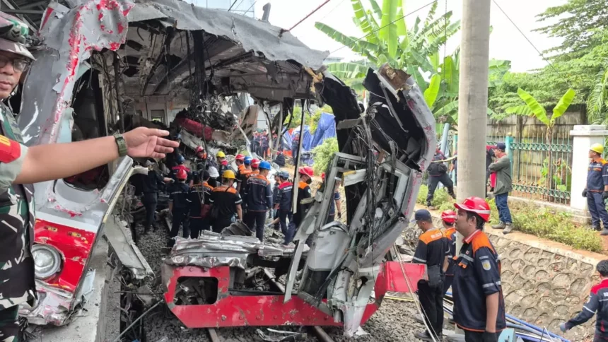 PT KAI Amankan Barang Korban Kecelakaan Argo Bromo–KRL di Bekasi Timur