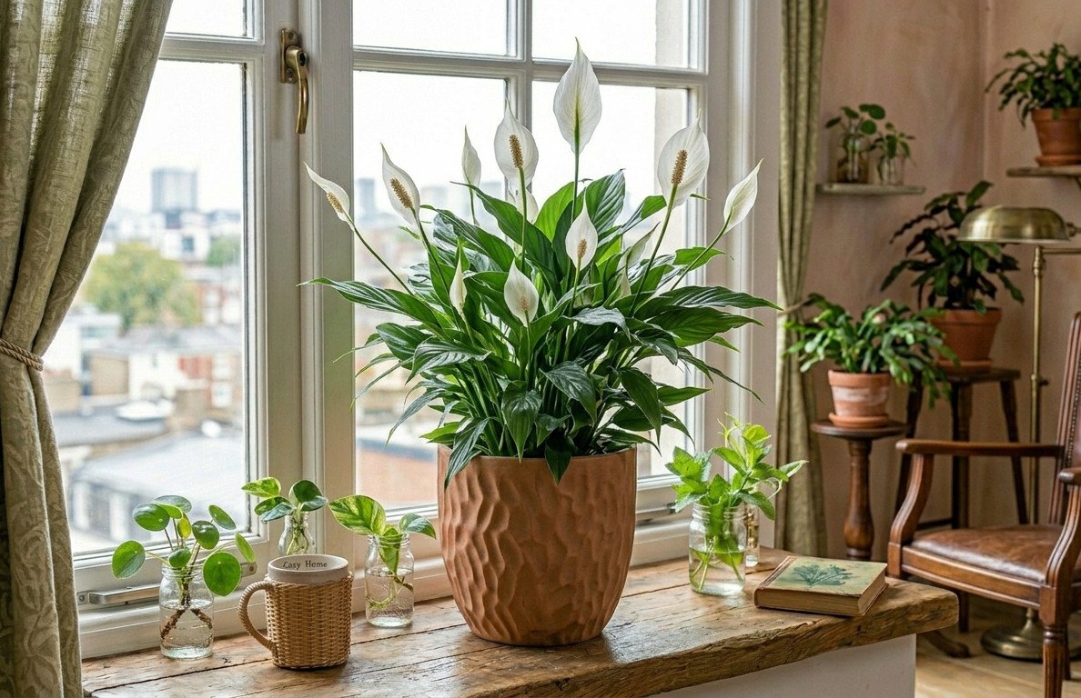 Tanpa Disadari, 7 Tanaman Ini Bantu Menyehatkan di Rumahmu 7 Peace Lily