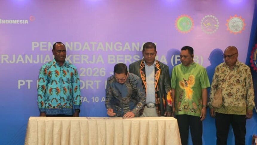 Freeport dan Serikat Pekerja Teken PKB ke-24 Periode 2026-2028