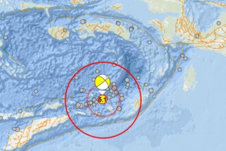 Gempa M5,1 Getarkan Hebat Maluku Barat Daya