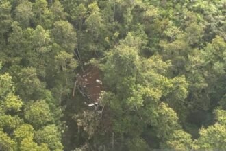 Basarnas Temukan Ekor Helikopter PK-CFX yang Jatuh di Kalbar, Fokus Evakuasi 8 Korban Dimulai