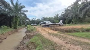 Helikopter PK-CFX Jatuh di Sekadau, Delapan Orang Tewas di Lokasi