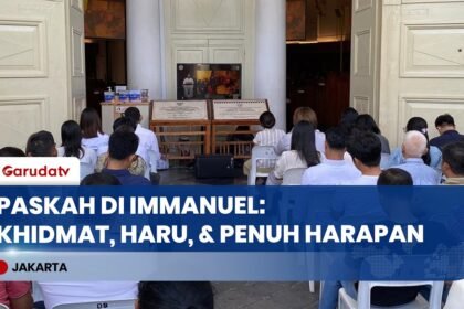 Penuh Suka Cita! Ribuan Jemaat Padati Ibadah Minggu Paskah di GPIB Immanuel Jakarta