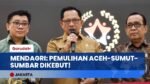 Mendagri Targetkan Rehabilitasi dan Rekonstruksi Sumatra Rampung dalam Tiga Tahun