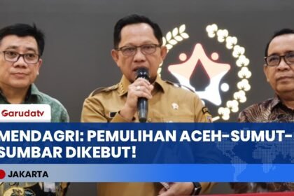 Mendagri Targetkan Rehabilitasi dan Rekonstruksi Sumatra Rampung dalam Tiga Tahun