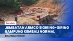 Sinergi TNI Rampungkan Jembatan Armco Sigiring-giring, Mobilitas Warga Tapteng Kembali Pulih