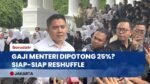 Seskab Teddy Indra Wijaya Buka Suara Isu Reshuffle & Gaji Menteri Dipotong 25%!
