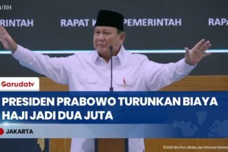 Presiden Prabowo Beri Hadiah Penurunan Biaya Haji 2026