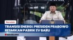 Presiden Prabowo Resmikan Pabrik Kendaraan Listrik VKTR: Perkuat Industri Nasional
