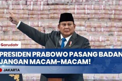 PRESIDEN PRABOWO PASANG BADAN! Ancam Satgas PKH Berarti Lawan Presiden Langsung!