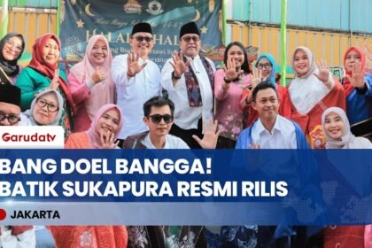 Keren Parah! Rano Karno Apresiasi Kaum Ibu Sukapura yang Lestarikan Batik Khas Betawi