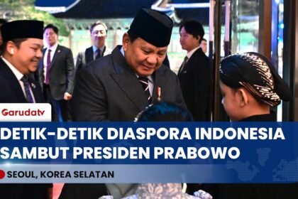 Antusiasme Tinggi! Warga Indonesia di Seoul Padati Lokasi Kunjungan Presiden Prabowo Subianto