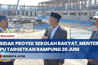 Kejar Tahun Ajaran Baru, Menteri PU Targetkan Sekolah Rakyat Kedung Cowek Rampung 20 Juni!