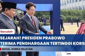 BANGGA! Presiden Prabowo Terima Penghargaan Tertinggi "Grand Order of Mugunghwa" di Korea Selatan
