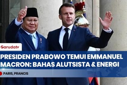 Presiden Prabowo dan Emmanuel Macron Perkuat Kemitraan Strategis