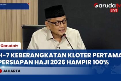 Menteri Haji: Persiapan Haji 2026 Hampir 100%, Kloter 1 Berangkat 22 April!